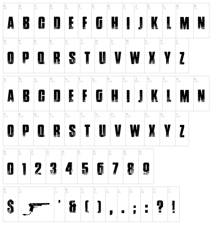 Google spies font map